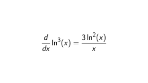 Read more about the article What is the Derivative of ln^3(x)?
